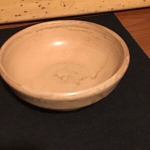 Bowl vintage pottery from Estate sale Not familiar with signature of potter
